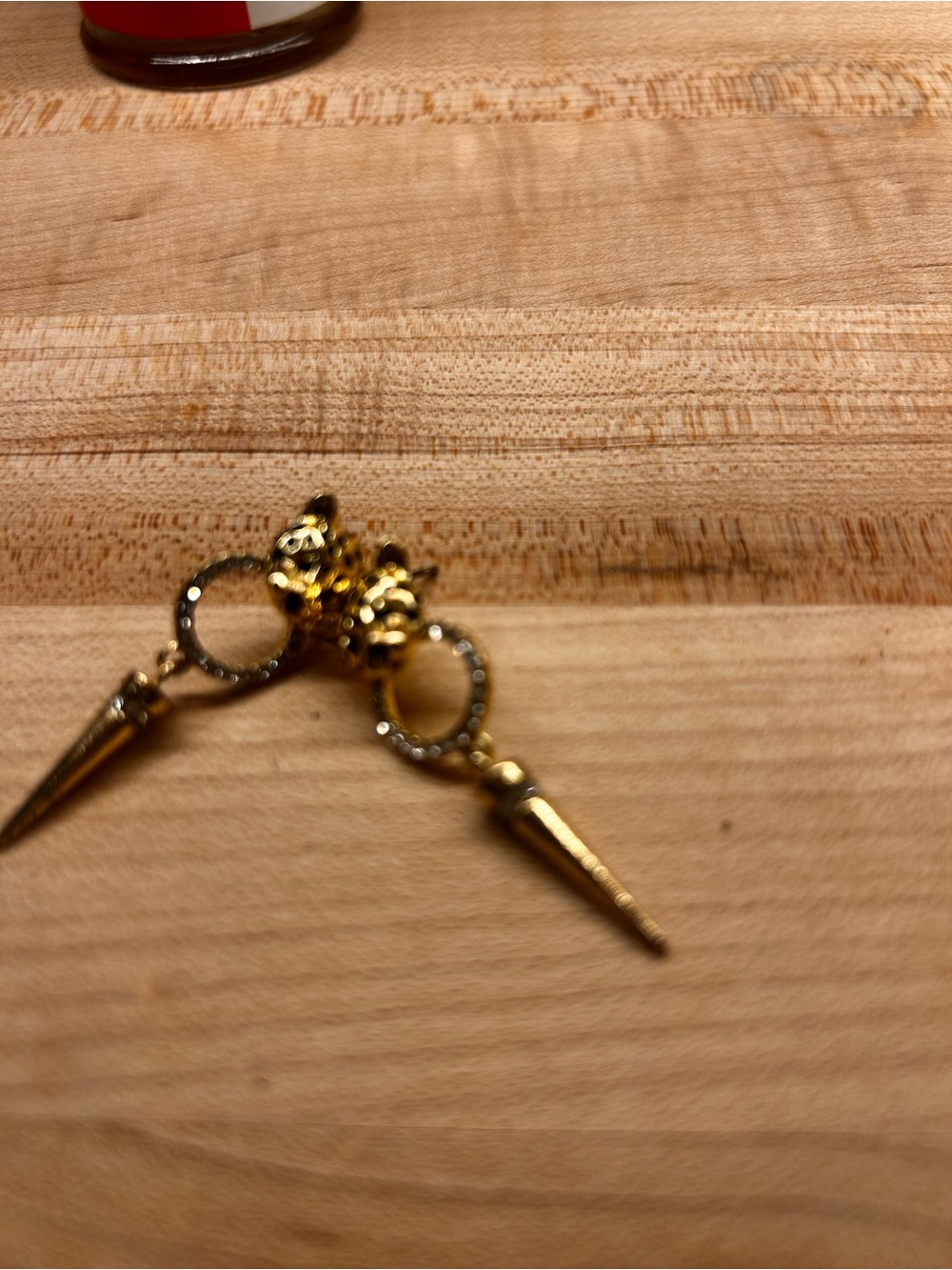 Cartier inspired Panther earrings